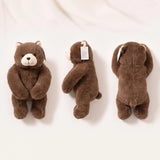 65cm Weighted Brown Bear Plush Pillow, Long Arm Soft Toy thumbnail 2