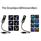 USB Starry Night Projector Light with Themed Discs thumbnail 3