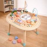10-in-1 Wooden Montessori Activity Table for Toddlers thumbnail 4