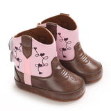 Baby First-Walker Cowboy Boots, Soft Sole Western Style thumbnail 3