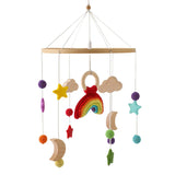Wooden Nursery Crib Mobile Arm with Music Box & Crochet Topper thumbnail 5
