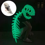 Glow in the Dark Dinosaur Skeleton Headpiece Costume thumbnail 6