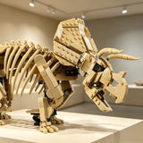 1154-Piece Triceratops Dinosaur Building Block Model – Collectible Display Set thumbnail 5