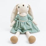 Soft Plush Bunny & Mouse Doll, Dressed Animal Toy for Kids thumbnail 6