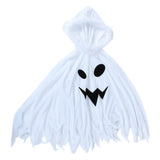Kids White Ghost Cape Costume with Hood thumbnail 2