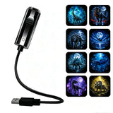 USB Starry Night Projector Light with Themed Discs thumbnail 2