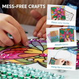 Window Art Gem Suncatcher Craft Kit - 4 Designs for Kids thumbnail 2