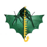 Kids Dragon Dinosaur Hooded Cape Costume - Unisex Fancy Dress thumbnail 2