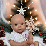 13" Mini Silicone Reborn Baby Doll with 2 Outfits thumbnail 2