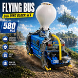 Flying Battle Bus Building Block Set - 580 Pieces thumbnail 2