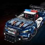 1:8 Police Supercar Building Block Set with RC & Lights - 3975 Pieces thumbnail 2