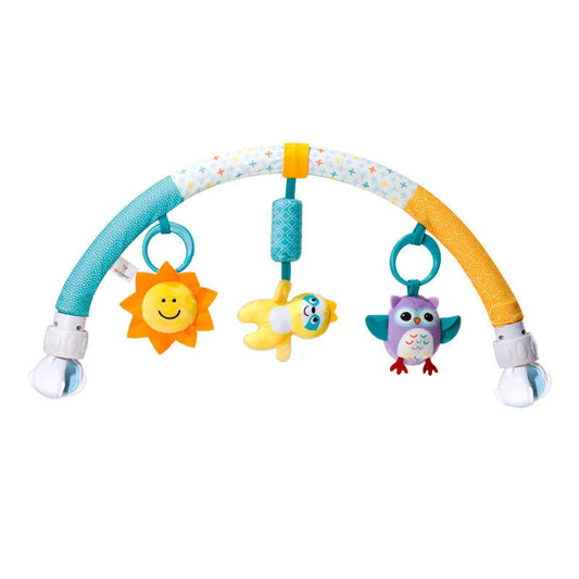 Stroller arch toy, owl and sun theme