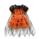 Girls Spider Witch Tutu Costume Set thumbnail 1