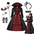 Girls Vampire Bride Halloween Costume Dress