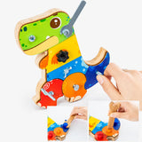 Dinosaur Screwdriver Board – Montessori Fine Motor Toy miniatura 4