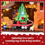 Christmas Chalet Building Block Set with Lights and Moving Parts thumbnail 5