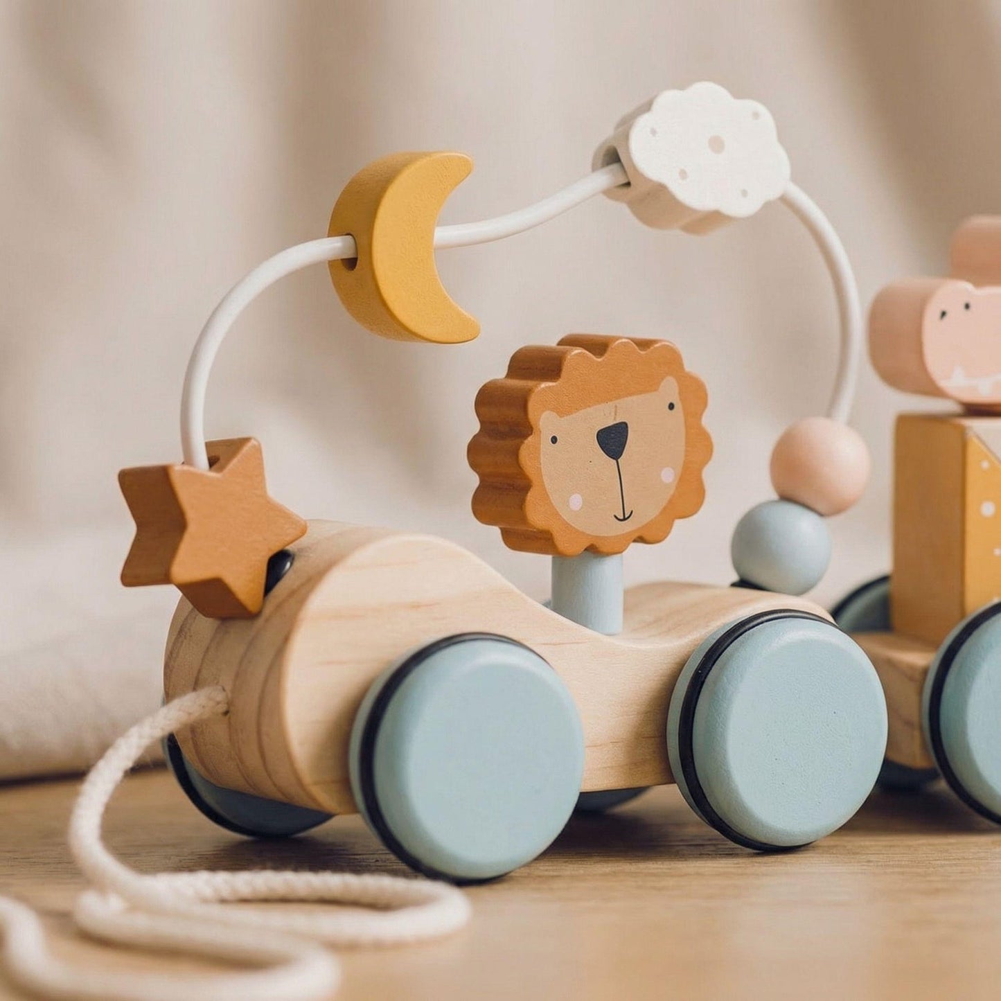 The Pull Train cotton pull string