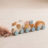 The Pull Train – Solid Wood Montessori Pull Toy (12–30m) thumbnail 5