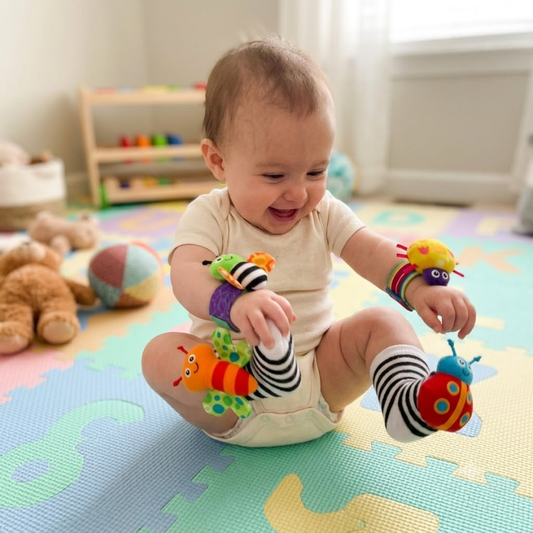 Toddla Rattle Toy Socks