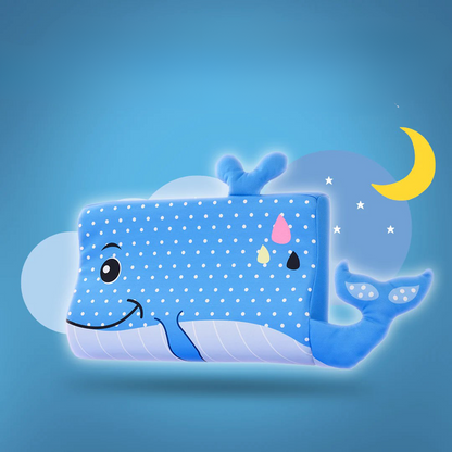 Whale animal toddler pillow