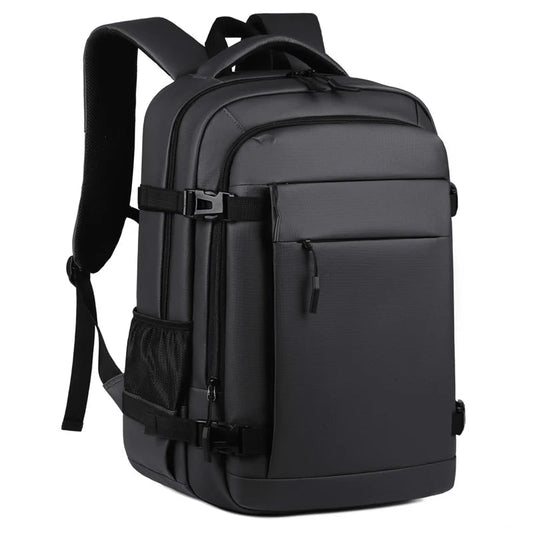 Waterproof men's laptop backpack in black