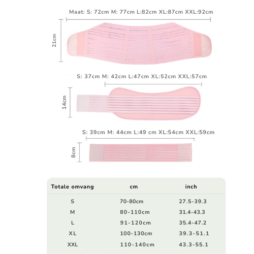 Maternity support belt features and benefits