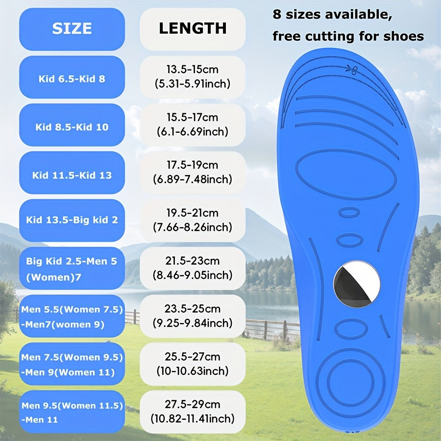 Shoe insole with AirTag slot front and back