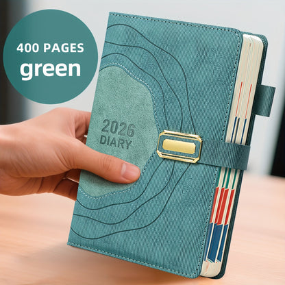 Daily planner green cover