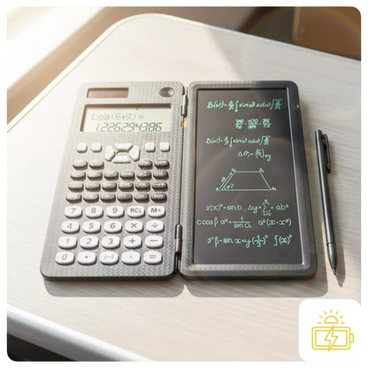 Scientific calculator folded compact view