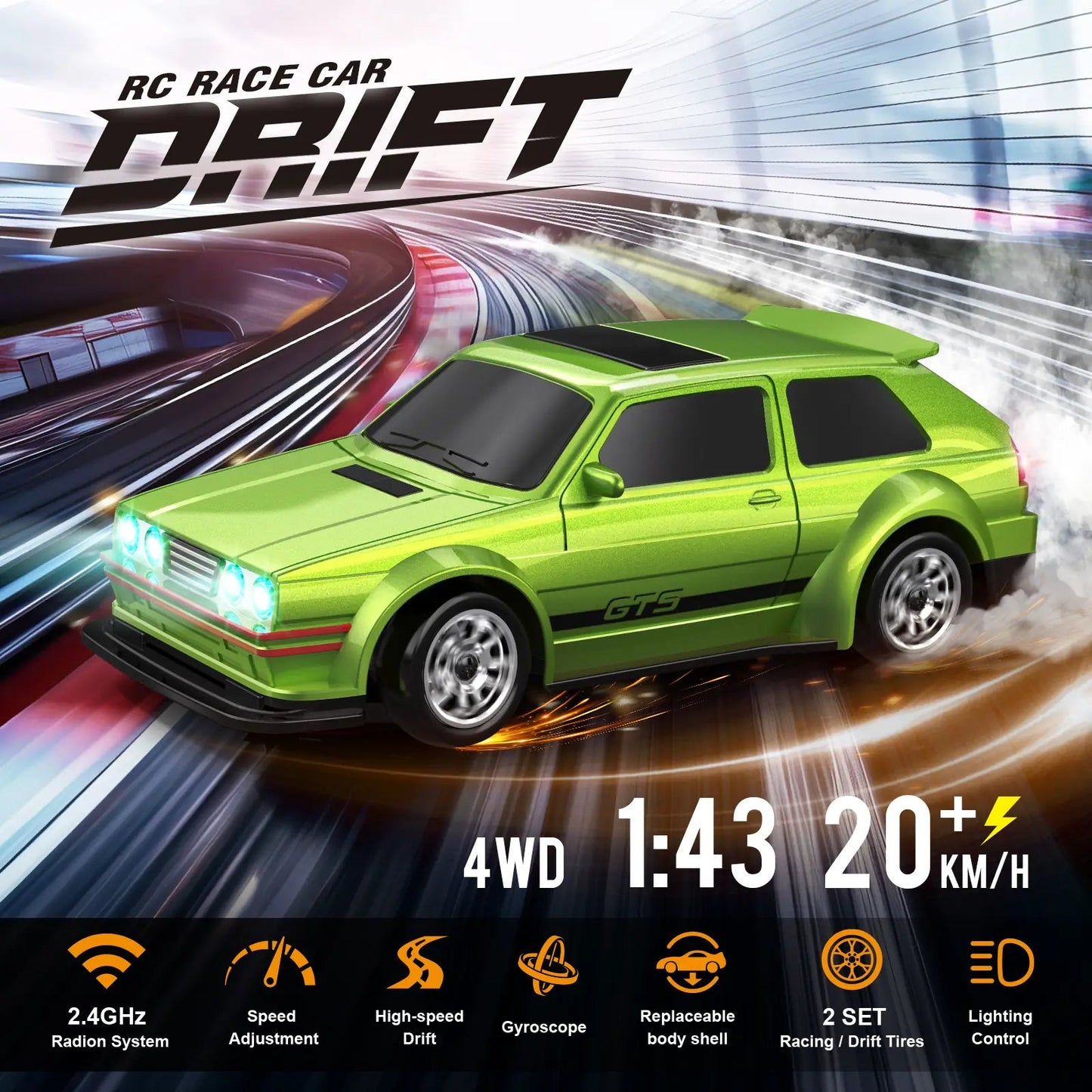 RC Drift Car features