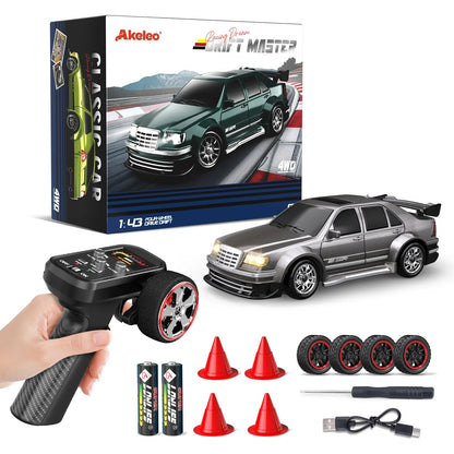 RC Drift Car Silver Gray