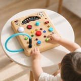 Montessori Wooden Ammeter Busy Board - Sound & Light Sensory Toy thumbnail 4