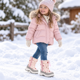 Girls Snow Boots - Plush-Lined, Anti-Slip Sole thumbnail 5