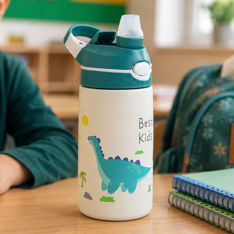 400ml insulated kids water bottle main view