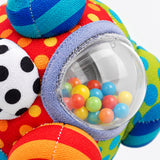 Sensorik-Ball mit Glöckchen für Babys, strukturiertes Rasselspielzeug, 0–24 Monate Miniaturansicht 4