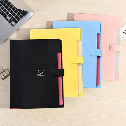 A4 file folder closure detail