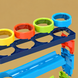 4-Tier Ball Drop Tower - Space Themed Knock & Roll Activity Toy thumbnail 3