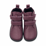 Barefoot Leather Ankle Boots for Toddlers - Flexible Sole Kids Boots, Unisex thumbnail 4