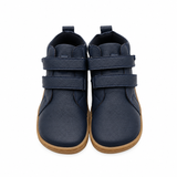 Barefoot Leather Ankle Boots for Toddlers - Flexible Sole Kids Boots, Unisex thumbnail 2