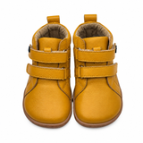 Barefoot Leather Ankle Boots for Toddlers - Flexible Sole Kids Boots, Unisex thumbnail 5