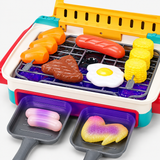 Kids BBQ Grill Toy Kitchen Playset with Smoke Effect & Colour-Changing Food Miniaturansicht 4