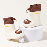 Kids Waterproof Animal Print Rain Boots, EVA Wellies for Rainy Days thumbnail 4