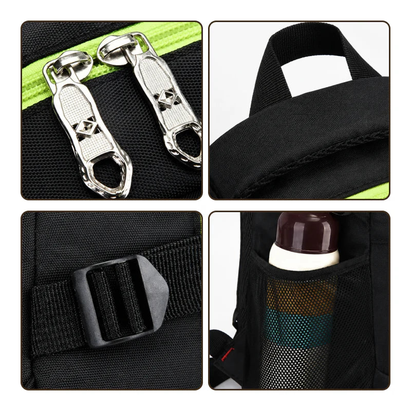 Oxford school backpack compartment detail