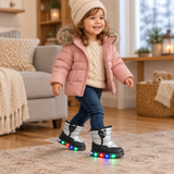 Kids Light-Up Winter Snow Boots, Fleece-Lined & Non-Slip thumbnail 6