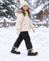 Kids Waterproof Snow Boots, Faux Fur Lined, PU Leather thumbnail 6