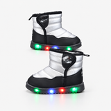 Kids Light-Up Winter Snow Boots, Fleece-Lined & Non-Slip thumbnail 2