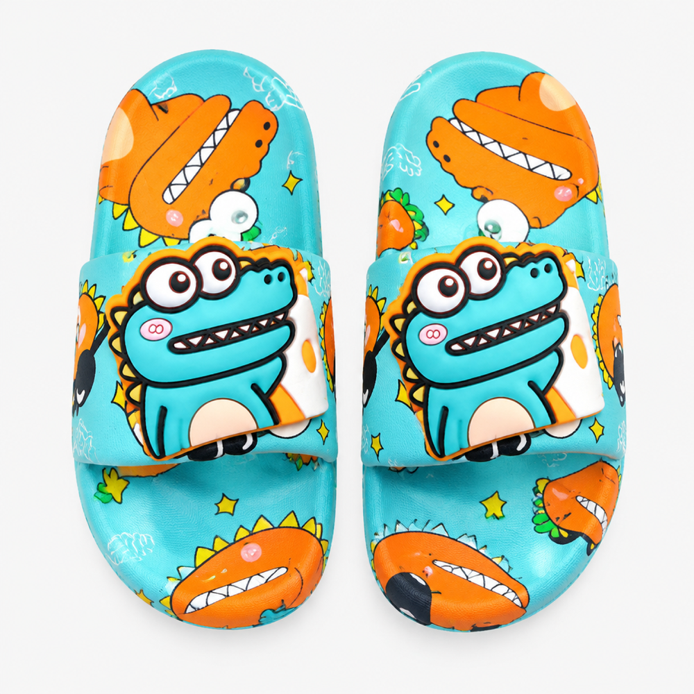 Kinderen Cartoon Dinosaurus Slippers, Binnen- & Strandwaterschoenen