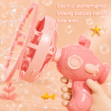 Kids Electric Bubble Gun | Automatic Double-Layer Bubble Blower thumbnail 5