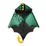 Kids Dragon Dinosaur Hooded Cape Costume - Unisex Fancy Dress thumbnail 3