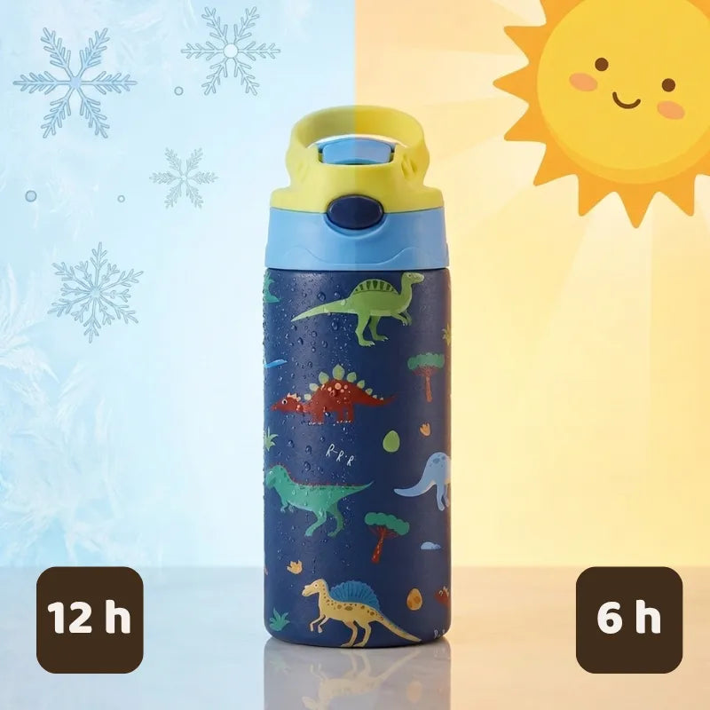 350ml water bottle push button lid